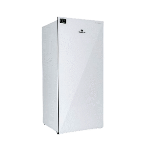 1035WB Glass Door Inverter Cloud White Vertical Freezer