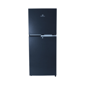 9178LF Chrome Hairline Black Double Door Refrigerator