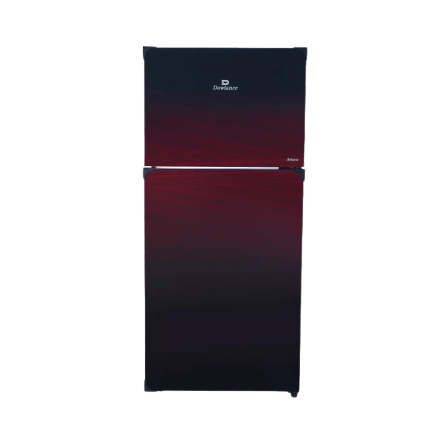 9191WB Avante Noir Red Double Door Refrigerator