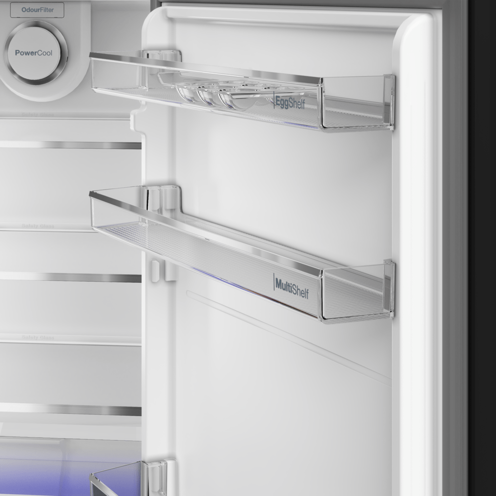 9191WB Avante Noir Red Double Door Refrigerator - Image 6