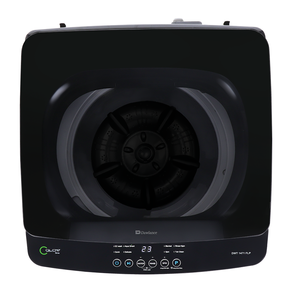 DWT 1471 FLP CGlow Top Load Washing Machine - Al Nafay Electronics - Providing Dawlance Home and kitchen Appliances all over Pakistan. It includes kitchen Appliances, Air Conditioners, Water Dispensers, Dishwashers, Microwave Ovens, LED TVs, Refrigerators & Freezers, Washing Machines, Personal Care Items and more. DWT 1471 FLP CGlow Top Load Washing Machine - Image 8