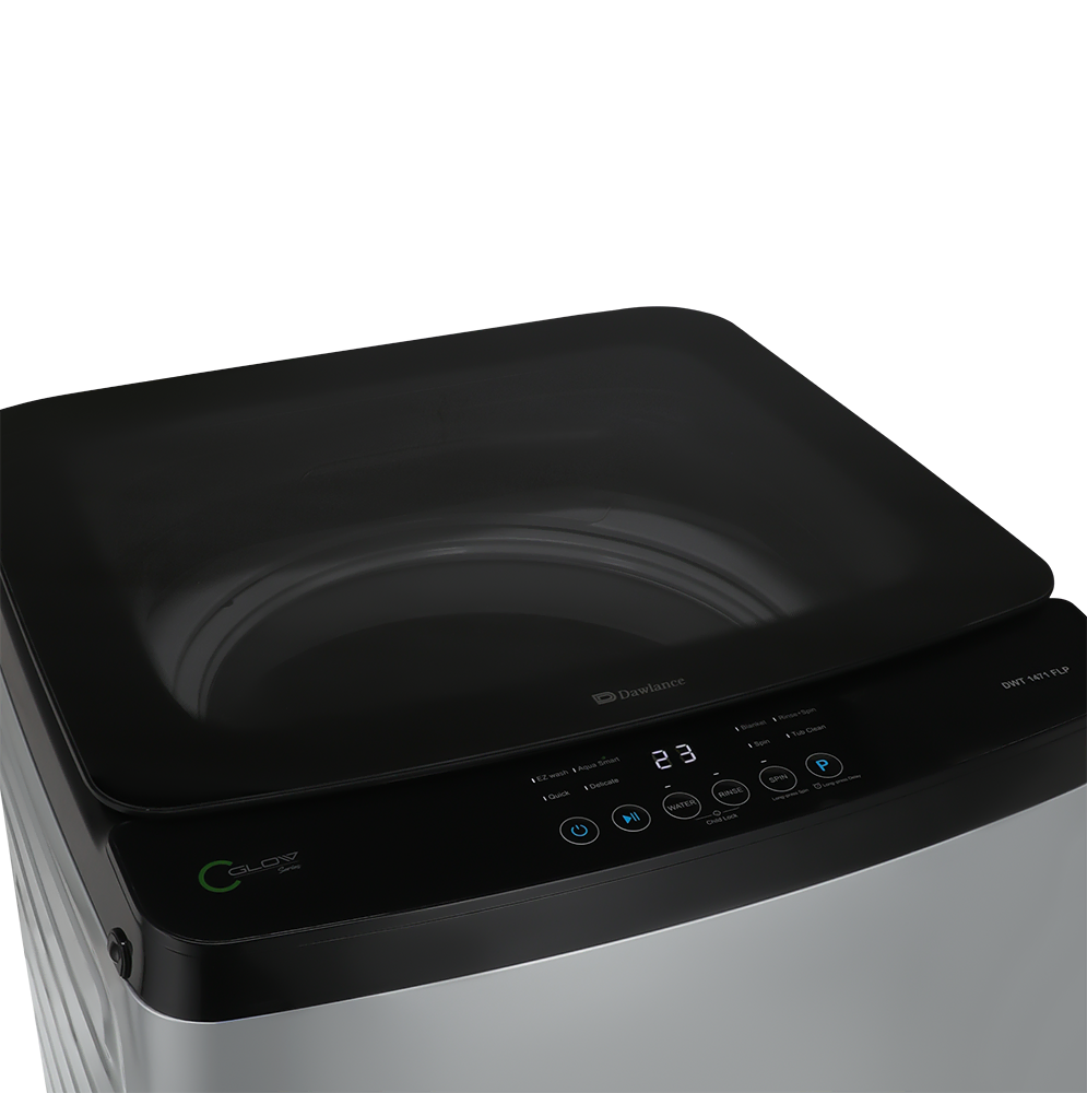 DWT 1471 FLP CGlow Top Load Washing Machine - Al Nafay Electronics - Providing Dawlance Home and kitchen Appliances all over Pakistan. It includes kitchen Appliances, Air Conditioners, Water Dispensers, Dishwashers, Microwave Ovens, LED TVs, Refrigerators & Freezers, Washing Machines, Personal Care Items and more. DWT 1471 FLP CGlow Top Load Washing Machine - Image 6