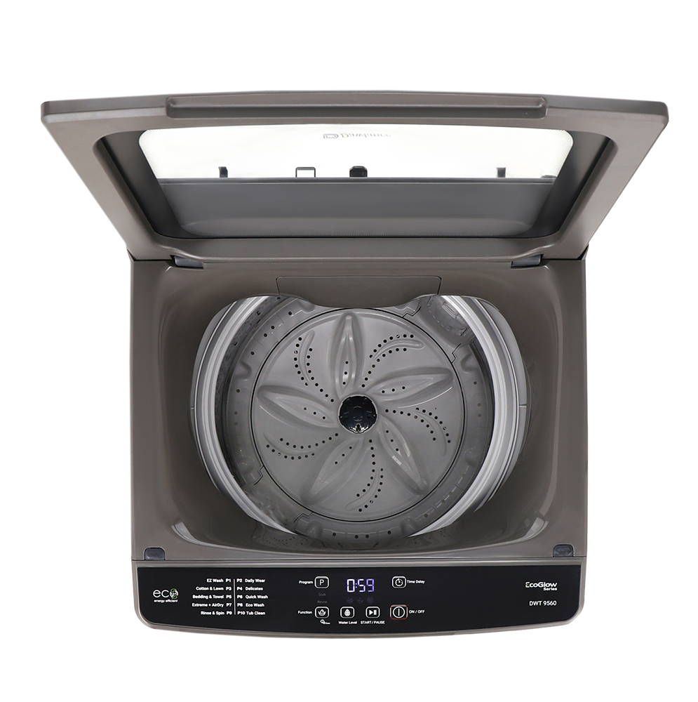 DWT 9560 Top Load Washing Machine - Al Nafay Electronics - Providing Dawlance Home and kitchen Appliances all over Pakistan. It includes kitchen Appliances, Air Conditioners, Water Dispensers, Dishwashers, Microwave Ovens, LED TVs, Refrigerators & Freezers, Washing Machines, Personal Care Items and more. DWT 9560 Top Load Washing Machine - Image 5